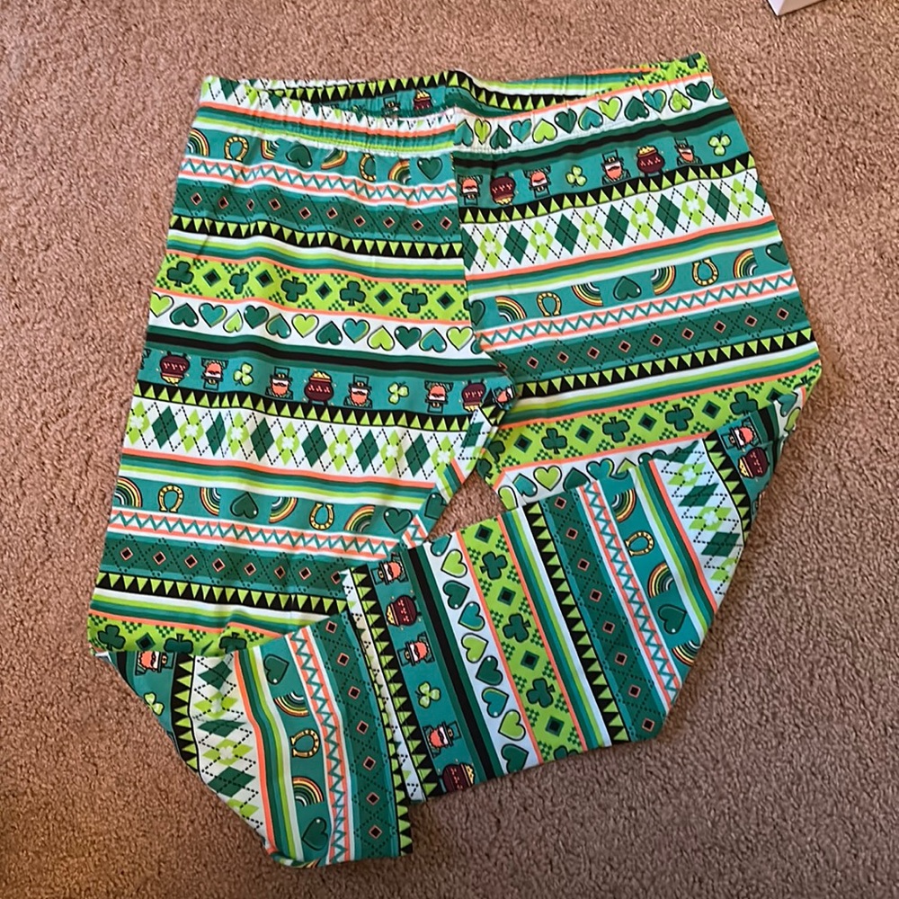St Patty capri leggings